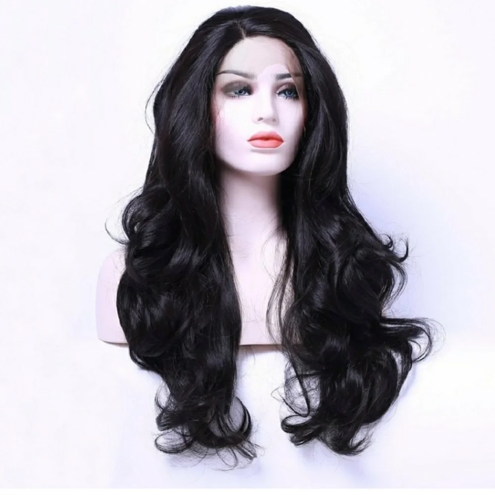 22” Dark Brown body wavy Beautiful Lace front Wig *NEW*